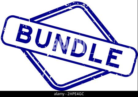 Grunge blue value pack word rubber seal stamp on white background Stock ...