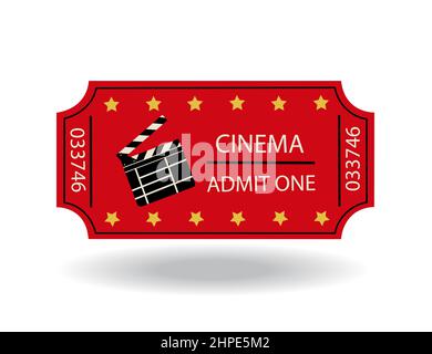 cinema tickets vector illustration Stock Vector