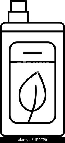 eco friendly detergent line icon vector illustration Stock Vector Image ...