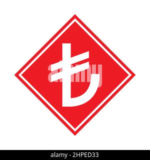 Turkish lira money icon, tl financial business sign, cash economy ...