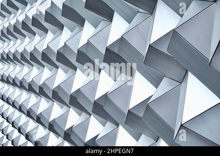 Modern architectural detail - Centrum Dresden, Germany Stock Photo