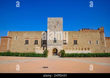 Palace of the Kings of Majorca (Palais des Rois de Majorque), a fortress in Perpignan, France Stock Photo