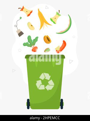 Recyclable waste concept Stock Vector