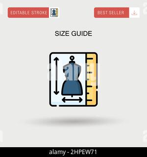 Clothing size chart vector illustration ( Woman camisole dress Stock Vector  Image & Art - Alamy