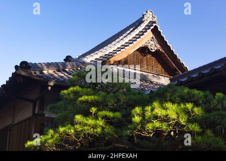 Noh theater in Suizenji Jojuen Garden, Kumamoto Prefecture, Japan Stock Photo