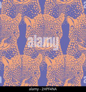 Leopard seamless pattern Stock Vector
