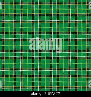 St. Patrick's Day seamless pattern. Tileable vector background in Irish classic style. Stock Vector
