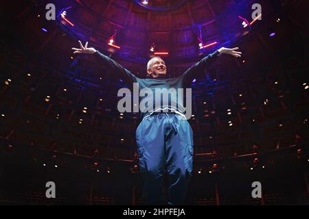 Jean Paul Gaultier during a photo call at the Roundhouse, in Chalk Farm, London, to launch Fashion Freak Show, the musical based on his life. The musical will take up residence for a limited season of 52 shows in at the London venue. Picture date: Monday February 21, 2022. Stock Photo