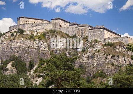 Fort Victor-Emmanuel, Aussois, Rhone-Alpes, France. Stock Photo