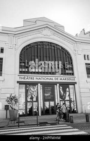 Théâtre de la Criée , Quait Rive-neuve, Vieux-Port Marseille, France Stock Photo