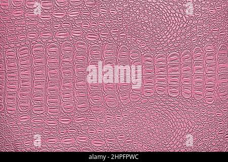 Abstract texture of imitation crocodile skin top view. Pink vertical  texture background. Reptile shiny textile, fabric design. Pink patent  bright croc Stock Photo - Alamy