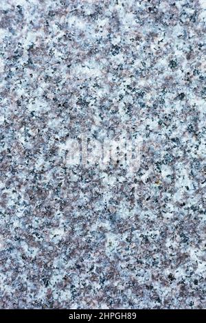 Gray granite with black and white inclusions. Granite background texture, top view Stock Photo