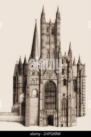 Canterbury Cathedral, Canterbury, Kent, England, 17th century