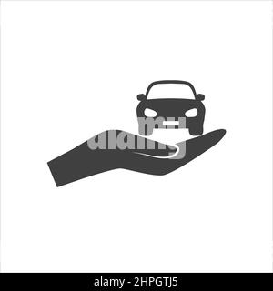 Used car and dealership icon for used car business design Stock Vector