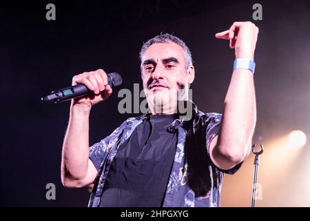 Barcelona, Spain. 2022.02.19. Gatibu music band perform on stage at Apolo 2 on february 19, 2022 in Barcelona, Spain. Stock Photo