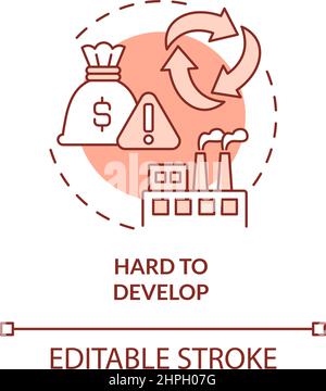 Not sustainable terracotta concept icon Stock Vector Image & Art - Alamy