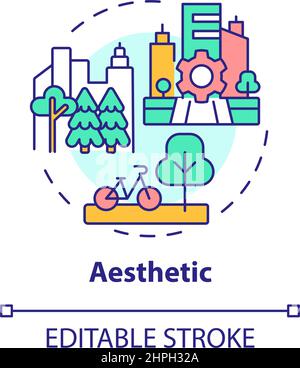 Aesthetic development concept icon Stock Vector Image & Art - Alamy