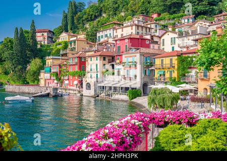 Varenna, the Lombard village of lovers on Lake Como Stock Photo