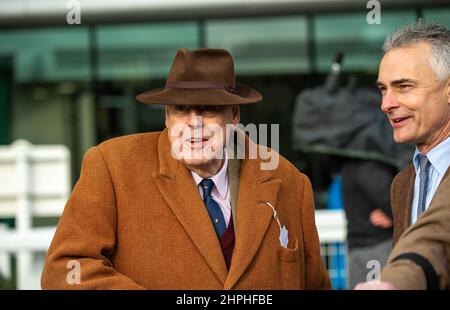 Ascot, Berkshire, UK. 19th February, 2022. A happy day at Ascot Racecourse. Credit: Maureen McLean/Alamy Stock Photo