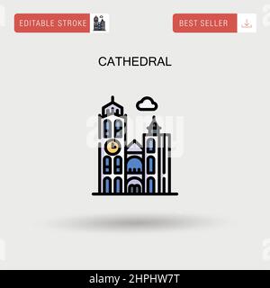 Church icon, simple style Stock Vector Image & Art - Alamy