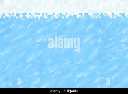 iceberg block arctic scene with polar bear vector illustration design ...