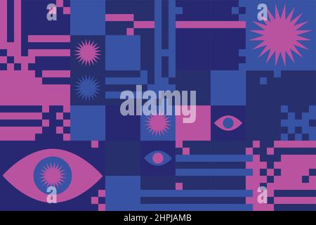 Bold seamless pattern Stock Vector