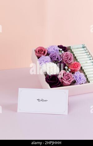 Money Flower Box  Flower Gift Korea