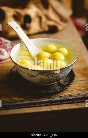 Glutinous Rice Ball Stock Photo