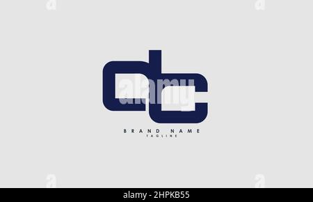 Alphabet letters Initials Monogram logo DC, CD, D and C Stock Vector