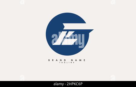 Alphabet letters Initials Monogram logo EE, E and E Stock Vector