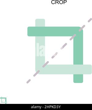 Crop Simple vector icon Stock Vector Image & Art - Alamy