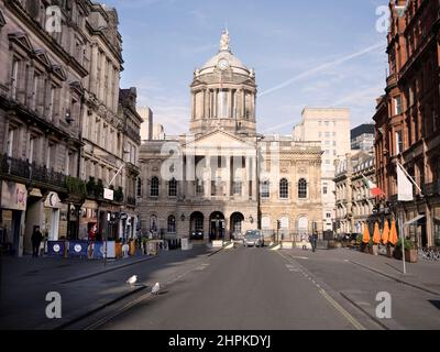 Liverpool Town Hall stands on High Street. Stock Photo