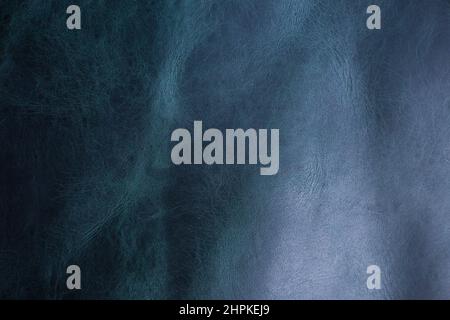 Olive green genuine cow luxury leather texture deep green background Stock Photo