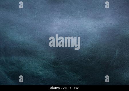 Olive green genuine cow luxury leather texture deep green background Stock Photo