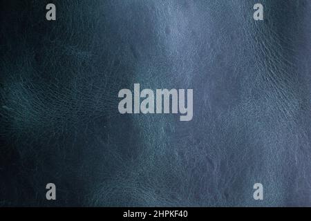 Olive green genuine cow luxury leather texture deep green background Stock Photo