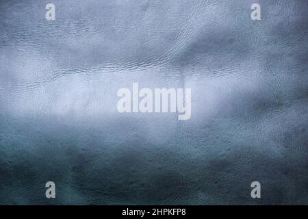 Olive green genuine cow luxury leather texture deep green background Stock Photo