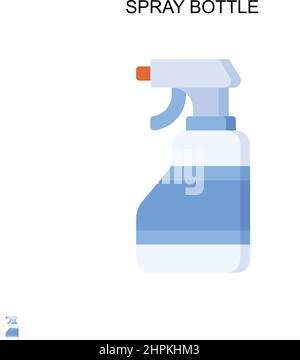 Spray bottle Simple vector icon. Illustration symbol design template for web mobile UI element. Stock Vector