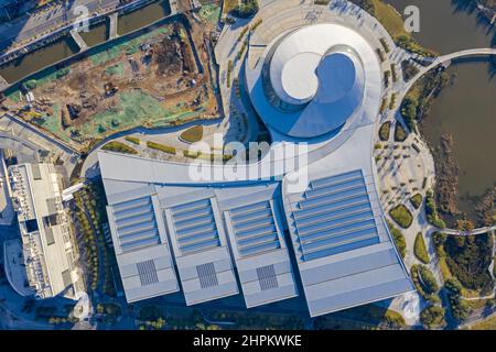 Jiangmen binjiang district sports center Stock Photo