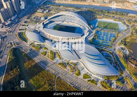 Jiangmen binjiang district sports center Stock Photo