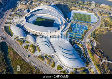 Jiangmen binjiang district sports center Stock Photo