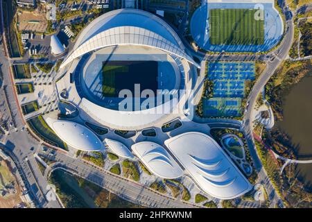 Jiangmen binjiang district sports center Stock Photo