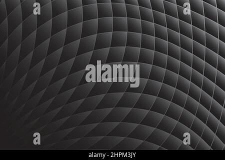 Symmetrical and Diamond shaped abstract textured background, Black and gray gradient shapes. Vector illustration Stock Vector