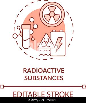 Chemical hazard terracotta concept icon Stock Vector Image & Art - Alamy
