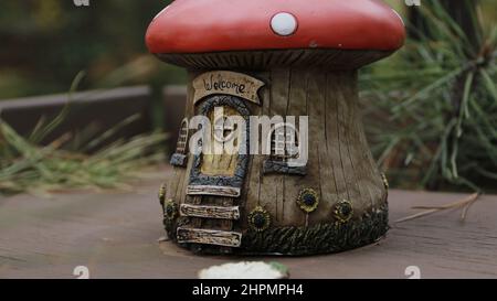 A little mushroom house Stock Photo