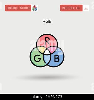 Rgb vector icon. Modern vector illustration concepts. Easy to edit and ...
