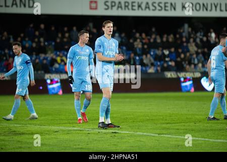 Randers, Denmark. 21st, February 2022. Hugo Andersson (5) of Randers FC seen during the 3F Superliga match between Randers FC and Viborg FF at Cepheus Park in Randers. (Photo credit: Gonzales Photo - Balazs Popal). Stock Photo