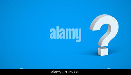 3d question mark white isolated answer digital metal vector 3d question mark background sign design Stock Vector