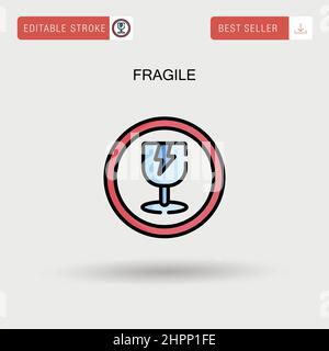 Fragile Red Icon. Handle with Care Sign, Graphic by DG-Studio · Creative  Fabrica