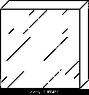 expanded sheet metal line icon vector illustration Stock Vector Image ...