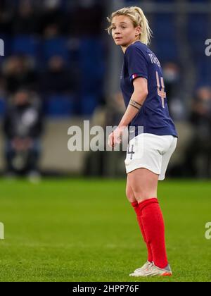 July 1, 2022, Rome, France: Marion Torrent of France, My Le Thi Diem of  Vietnam (left) during the International Women's Friendly football match  between France and Vietnam on July 1, 2022 at